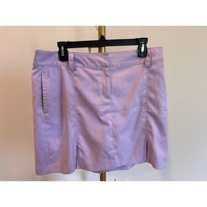 IZOD GOLF Womens Lavender Skort With‎ Slits Size 10